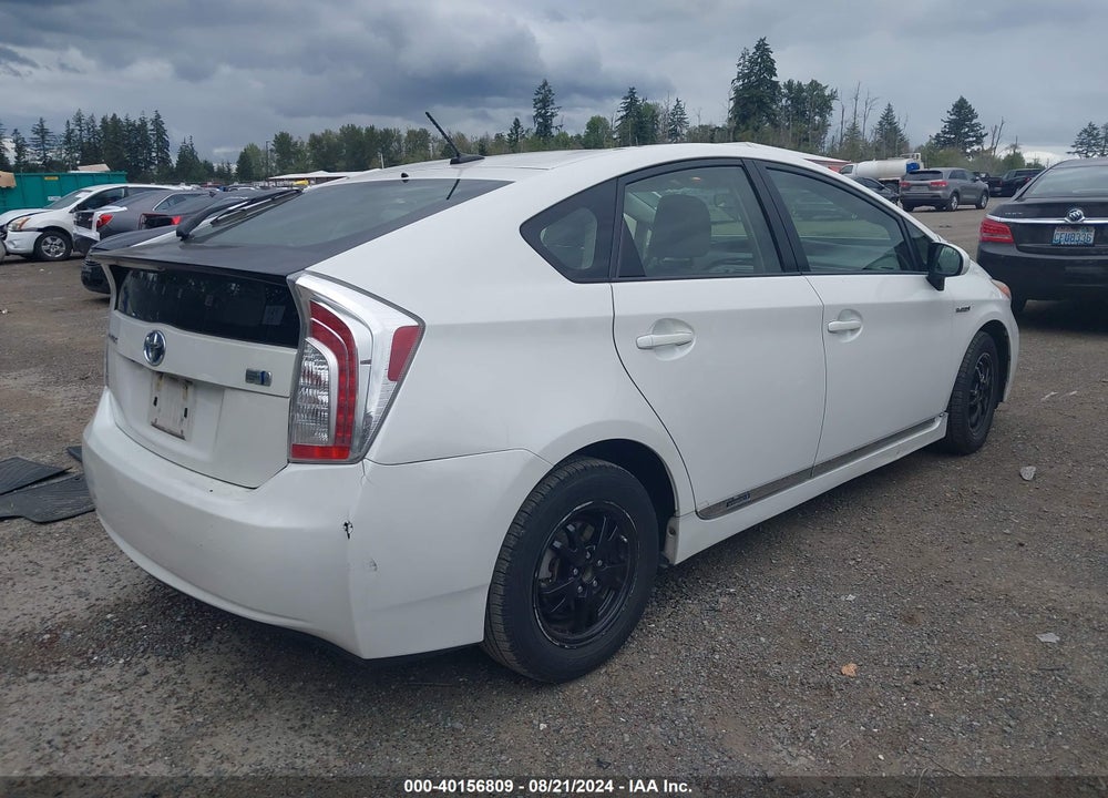 2012 TOYOTA PRIUS FIVE/FOUR/ONE/THREE/TWO VIN: JTDKN3DU0C5460856