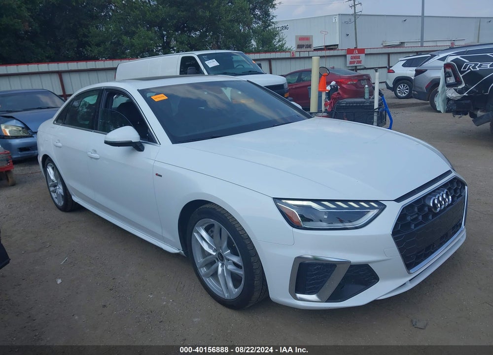 2024 AUDI A4 PREMIUM PLUS 45 TFSI S LINE QUATTRO S TRONIC VIN: WAUEAAF4XRN006579