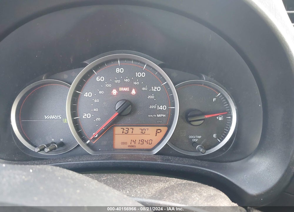 2014 TOYOTA YARIS L (TMMF PLANT) VIN: VNKJTUD35EA005985