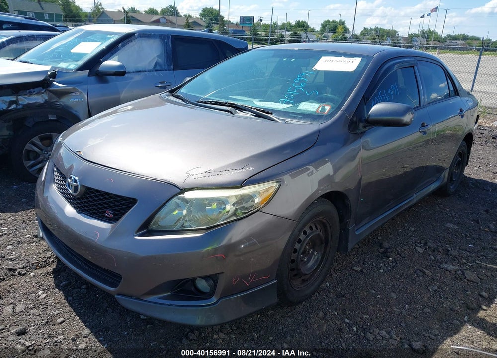 2009 TOYOTA COROLLA LE VIN: 2T1BU40E09C012944