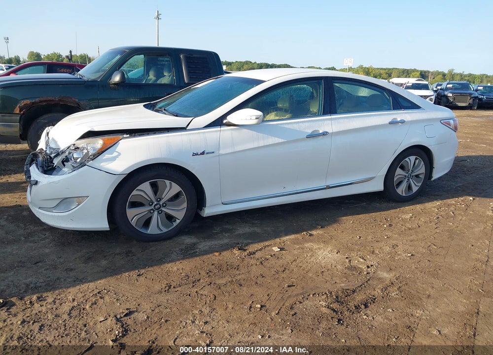 2013 HYUNDAI SONATA HYBRID LIMITED VIN: KMHEC4A42DA080452