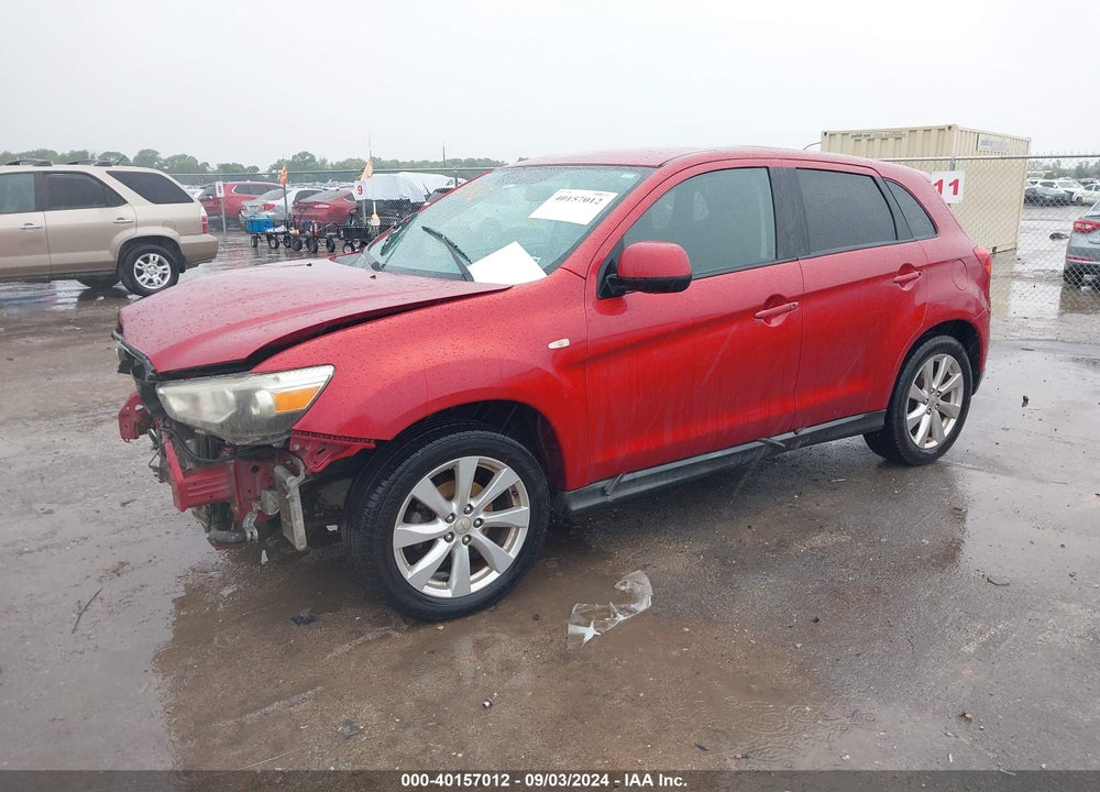 2014 MITSUBISHI OUTLANDER SPORT ES VIN: 4A4AP3AU5EE007340