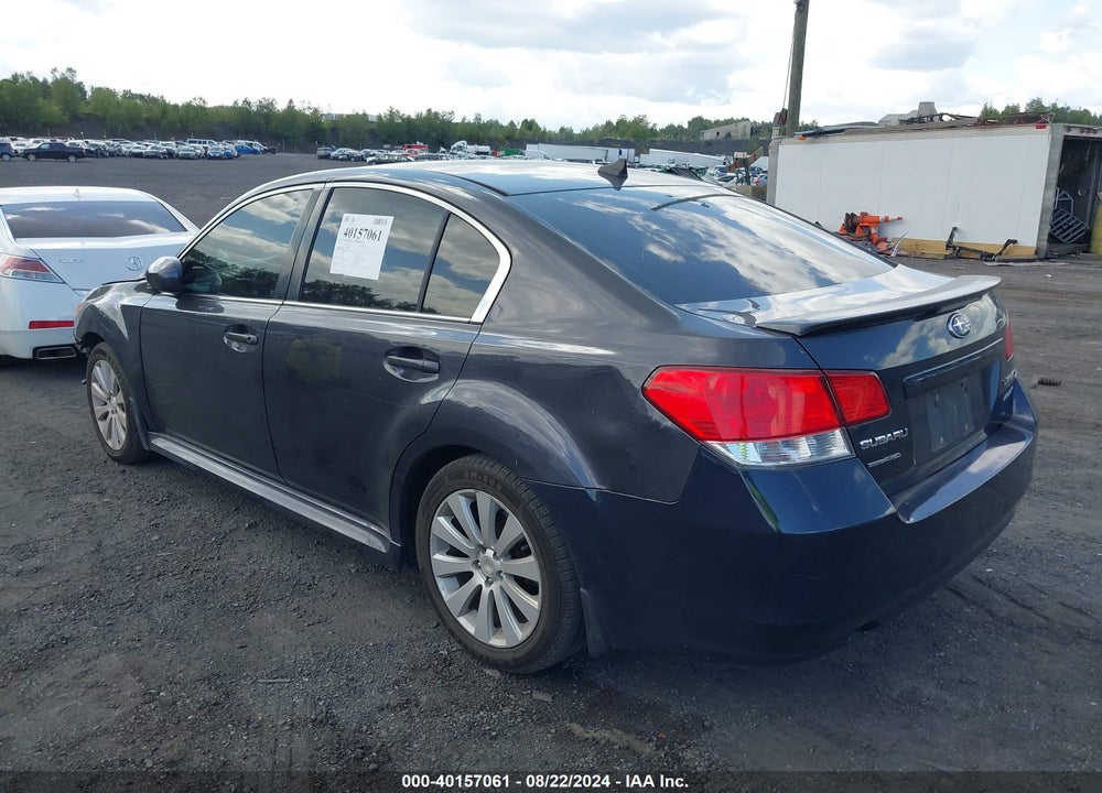 2011 SUBARU LEGACY 2.5I LIMITED VIN: 4S3BMBK65B3224876