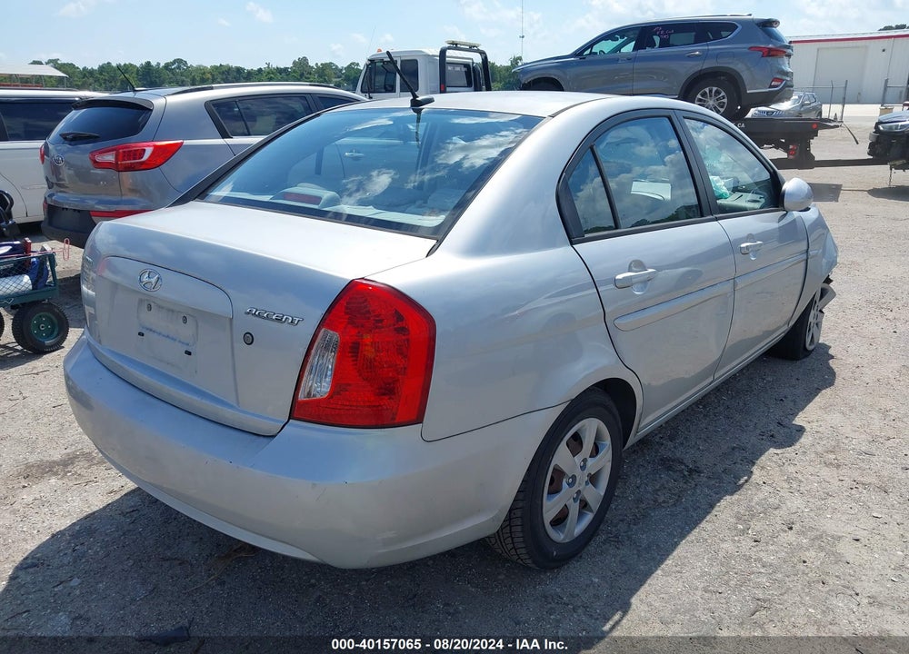 2008 HYUNDAI ACCENT GLS VIN: KMHCN46C88U236306