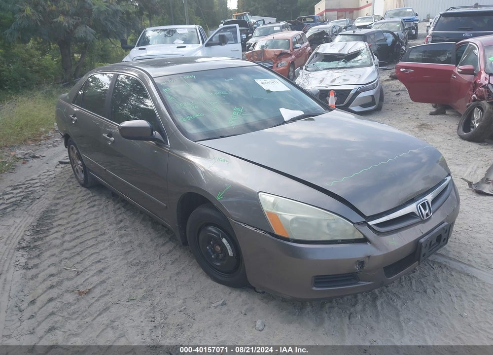 2007 HONDA ACCORD 2.4 EX VIN: 1HGCM56777A083449