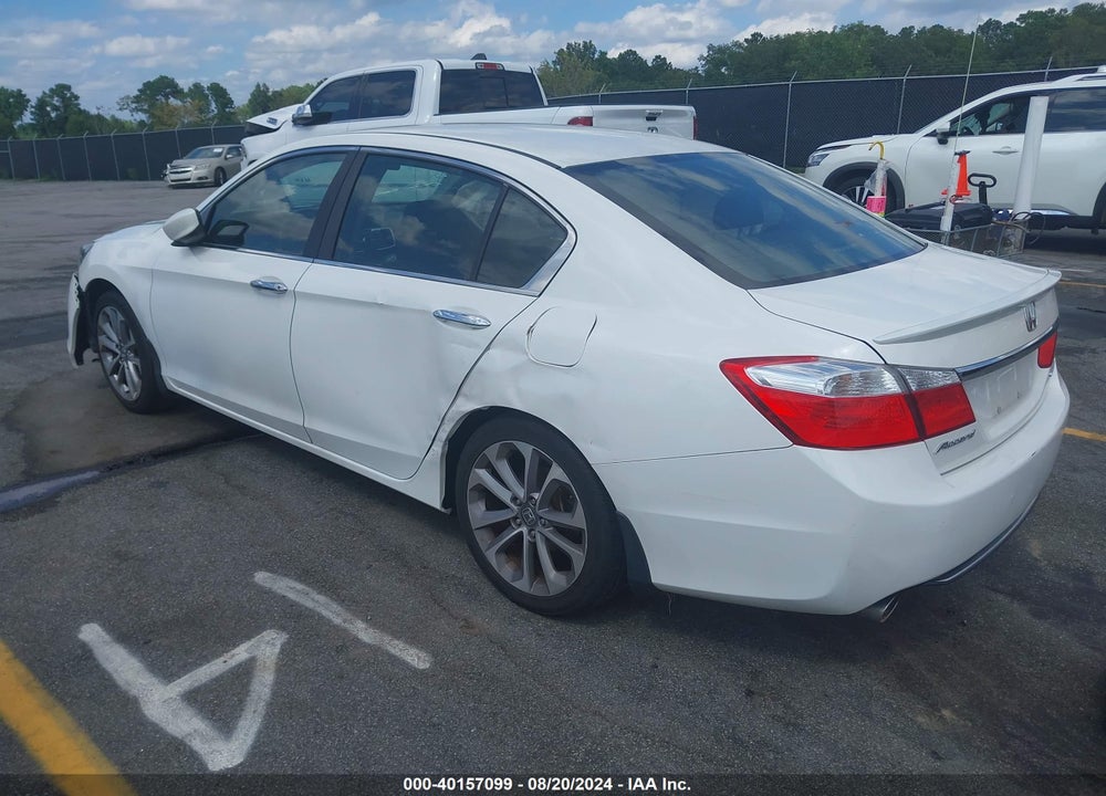 2013 HONDA ACCORD SPORT VIN: 1HGCR2F53DA074838