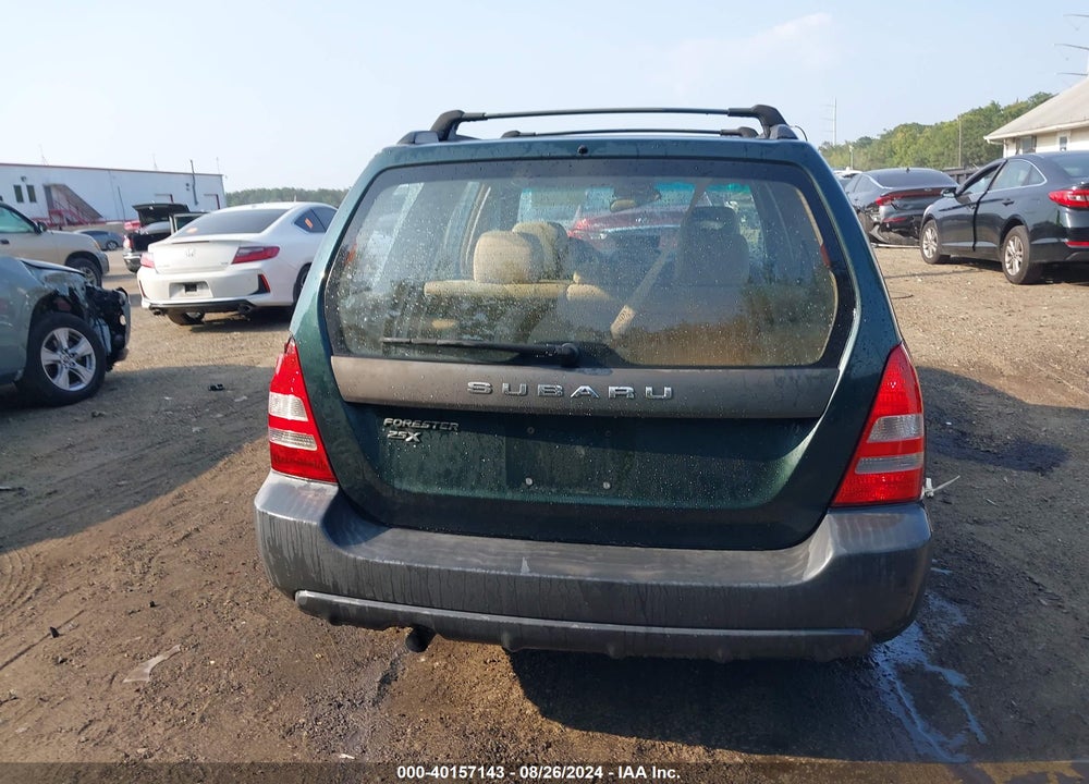 2005 SUBARU FORESTER 2.5X VIN: JF1SG63675H728517