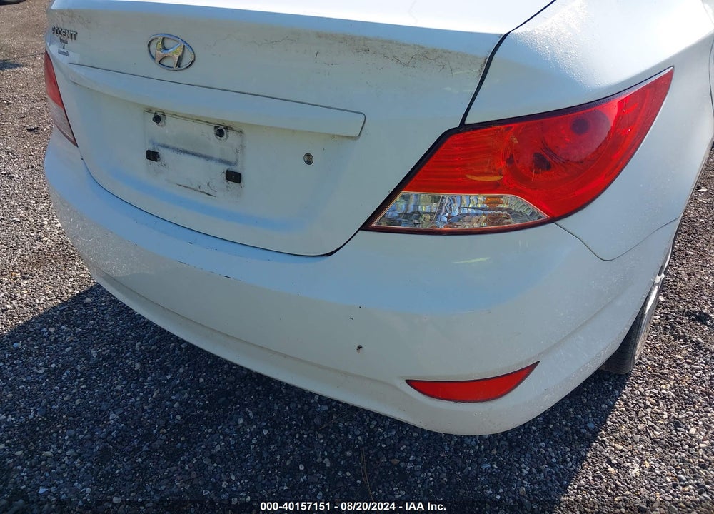 2012 HYUNDAI ACCENT GLS VIN: KMHCU4AE1CU126251