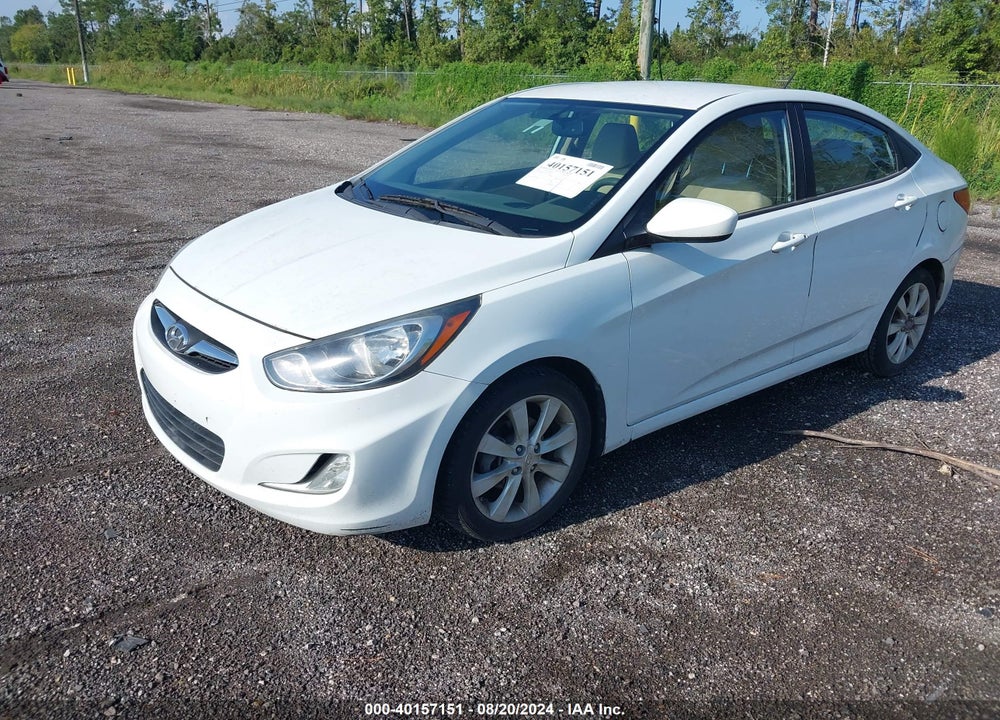 2012 HYUNDAI ACCENT GLS VIN: KMHCU4AE1CU126251
