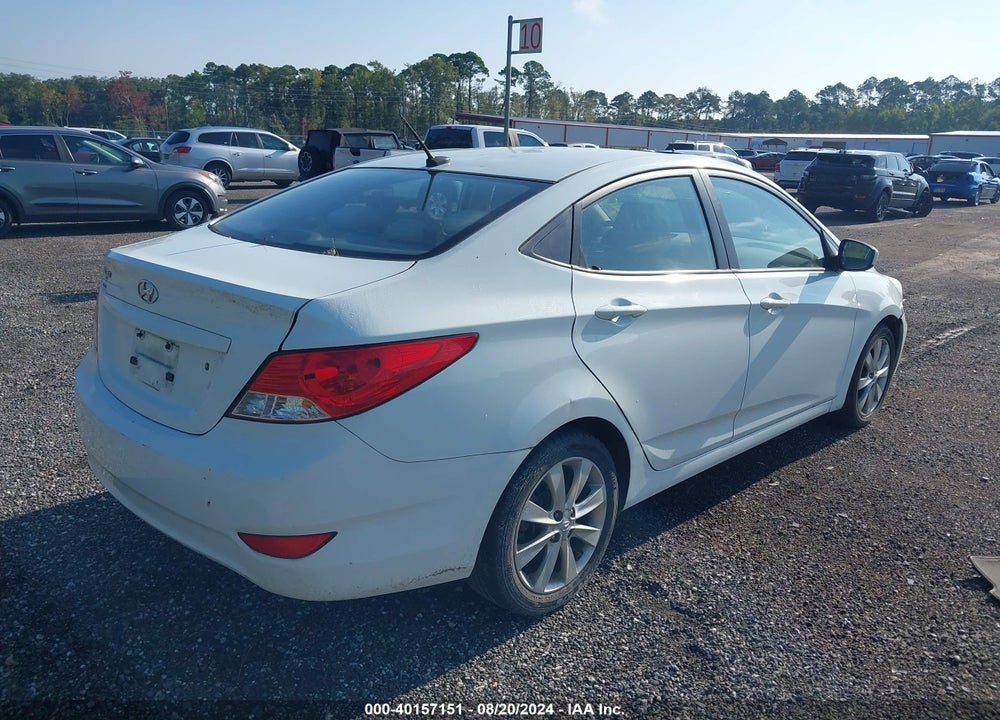 2012 HYUNDAI ACCENT GLS VIN: KMHCU4AE1CU126251