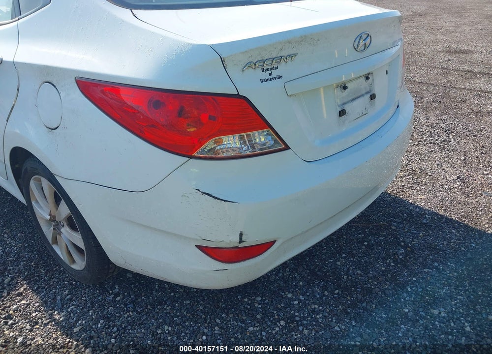 2012 HYUNDAI ACCENT GLS VIN: KMHCU4AE1CU126251