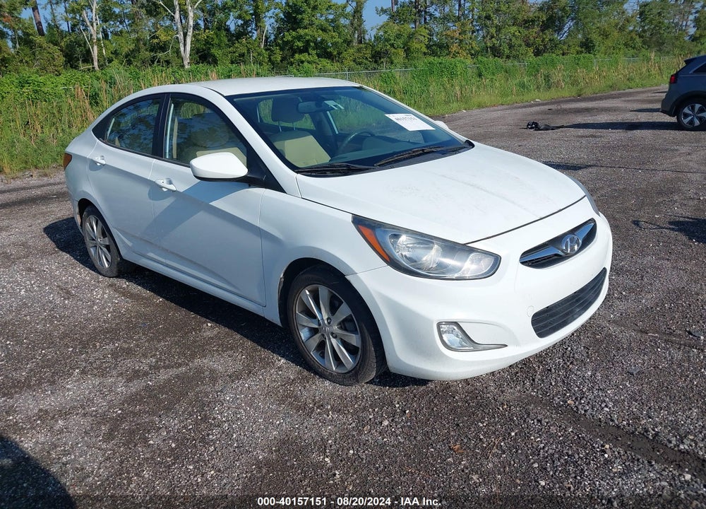 2012 HYUNDAI ACCENT GLS VIN: KMHCU4AE1CU126251