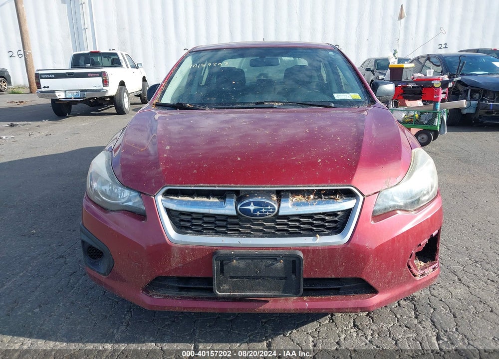 2013 SUBARU IMPREZA VIN: JF1GJAA65DH013697