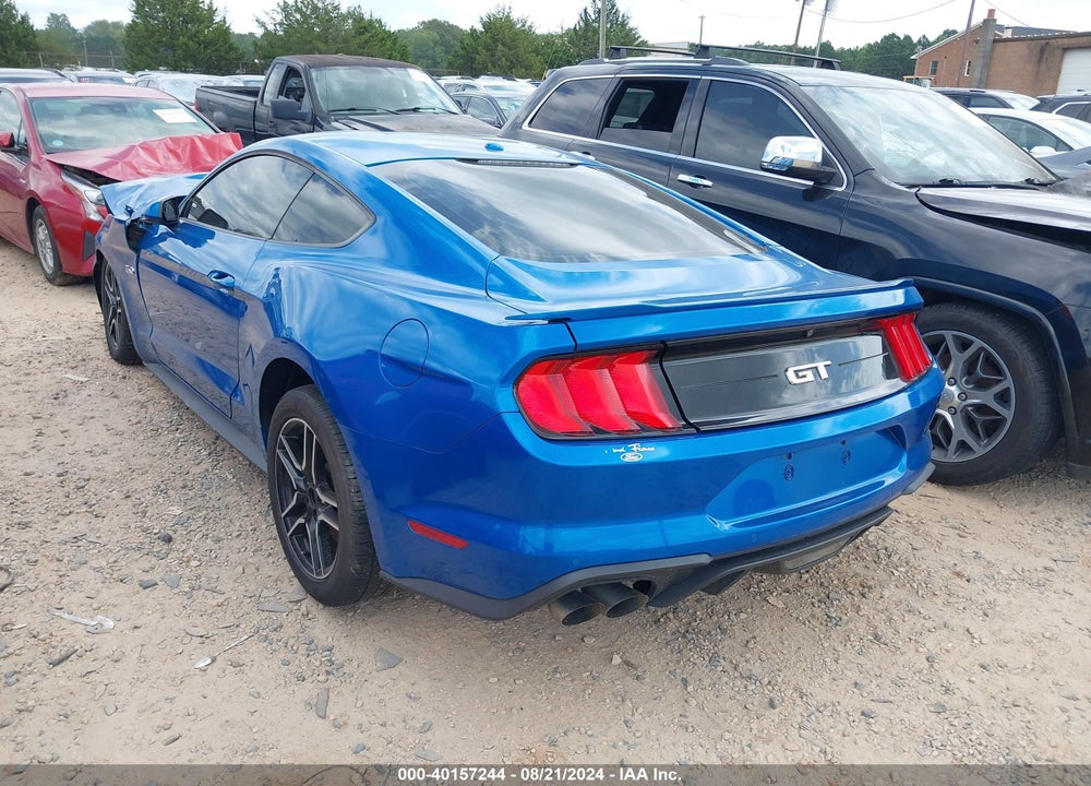 2019 FORD MUSTANG GT VIN: 1FA6P8CF9K5203761