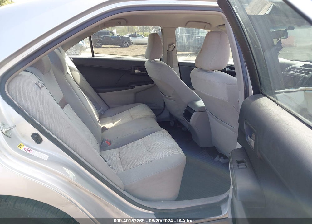 2012 TOYOTA CAMRY LE VIN: 4T4BF1FK9CR160186