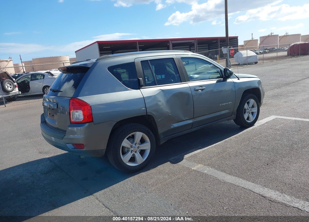 2012 JEEP COMPASS SPORT VIN: 1C4NJCBBXCD657405