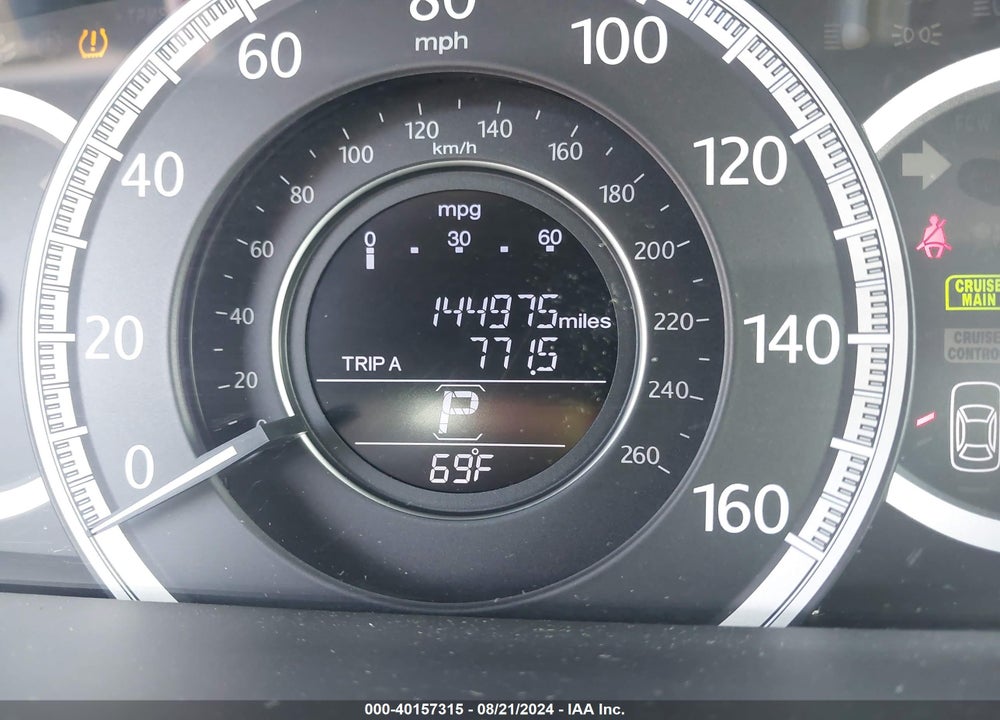 2013 HONDA ACCORD EX-L VIN: 1HGCR2F83DA201680