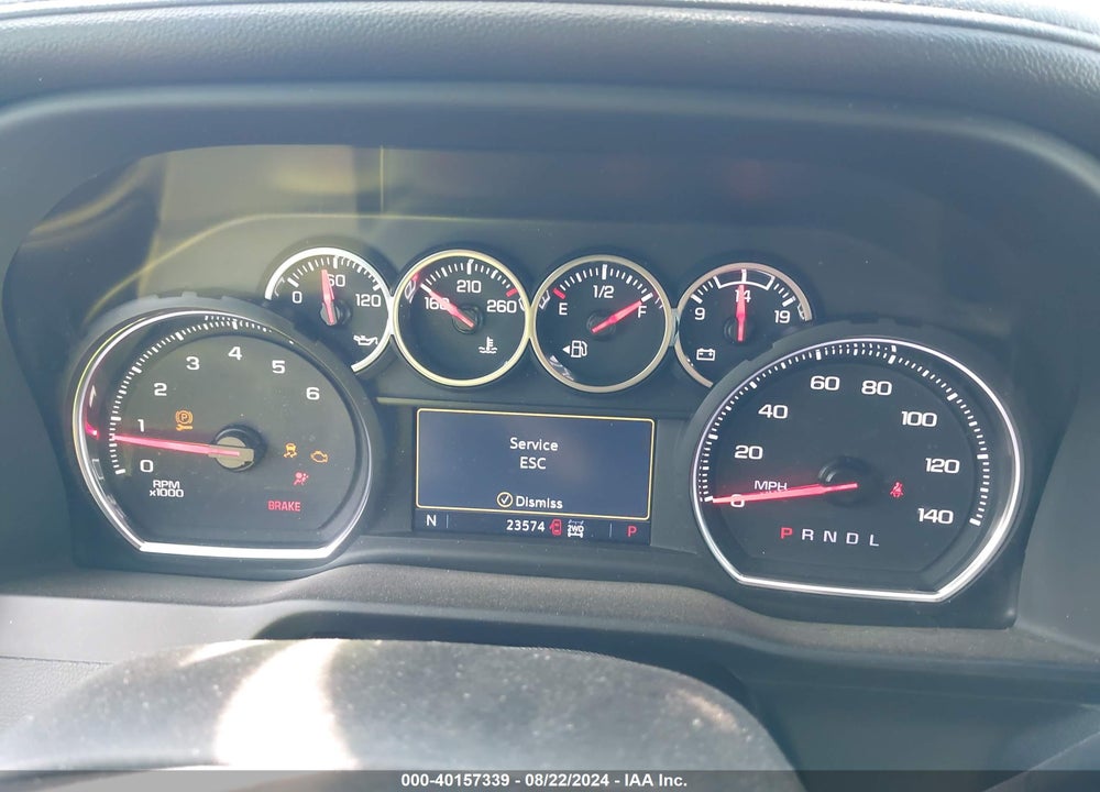 2022 CHEVROLET SILVERADO 1500 LTD 4WD SHORT BED LTZ VIN: 1GCUYGEL1NZ209417
