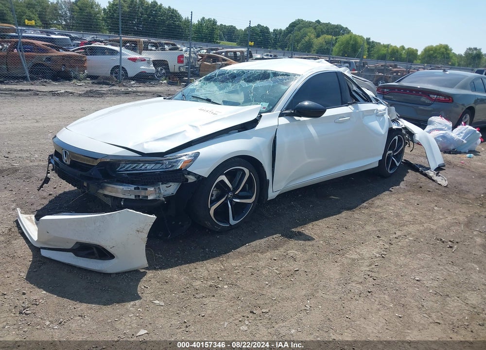 2022 HONDA ACCORD SPORT VIN: 1HGCV1F37NA036700