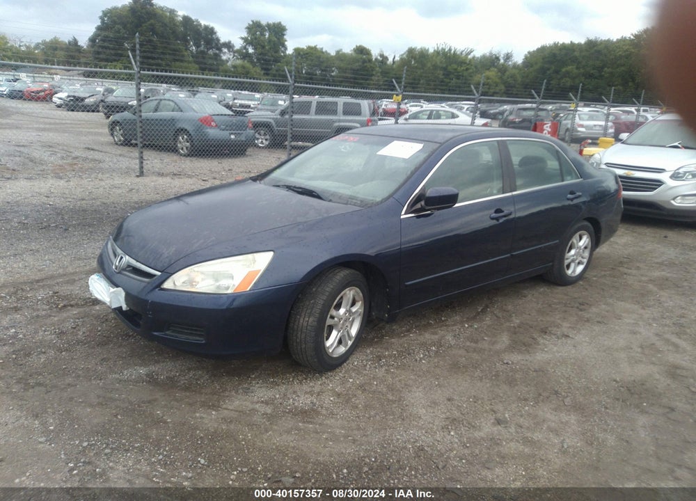 2007 HONDA ACCORD 2.4 SE VIN: 1HGCM56357A222619