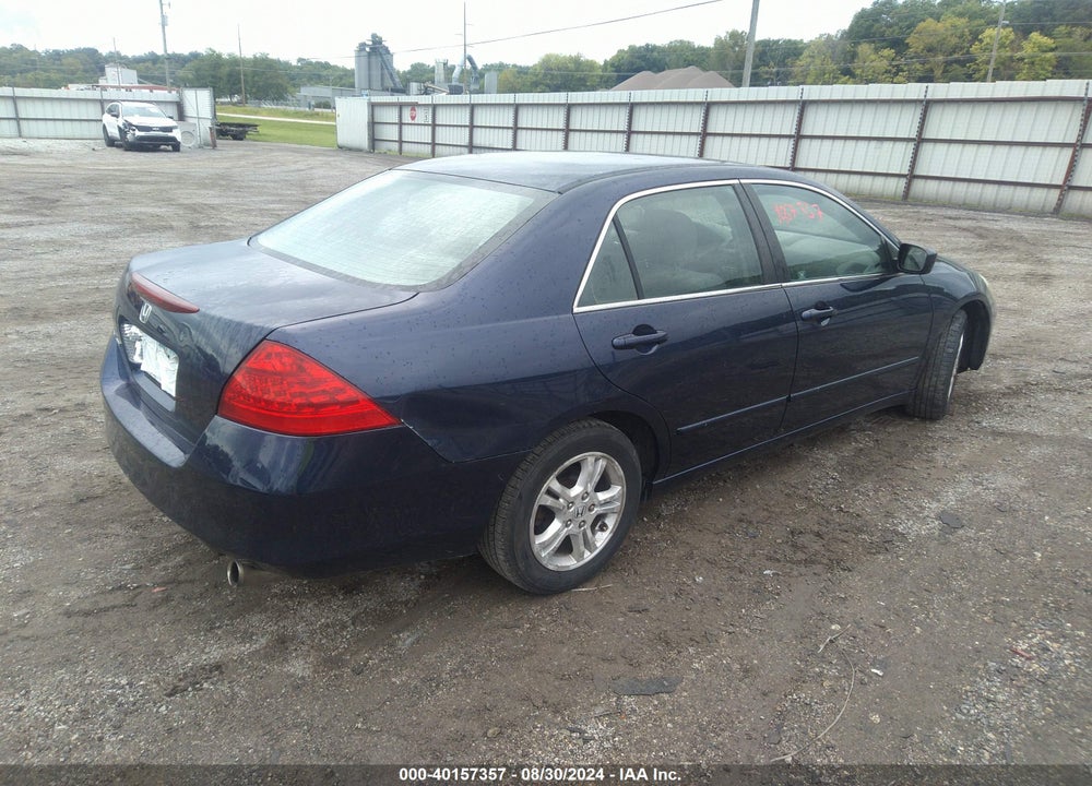 2007 HONDA ACCORD 2.4 SE VIN: 1HGCM56357A222619