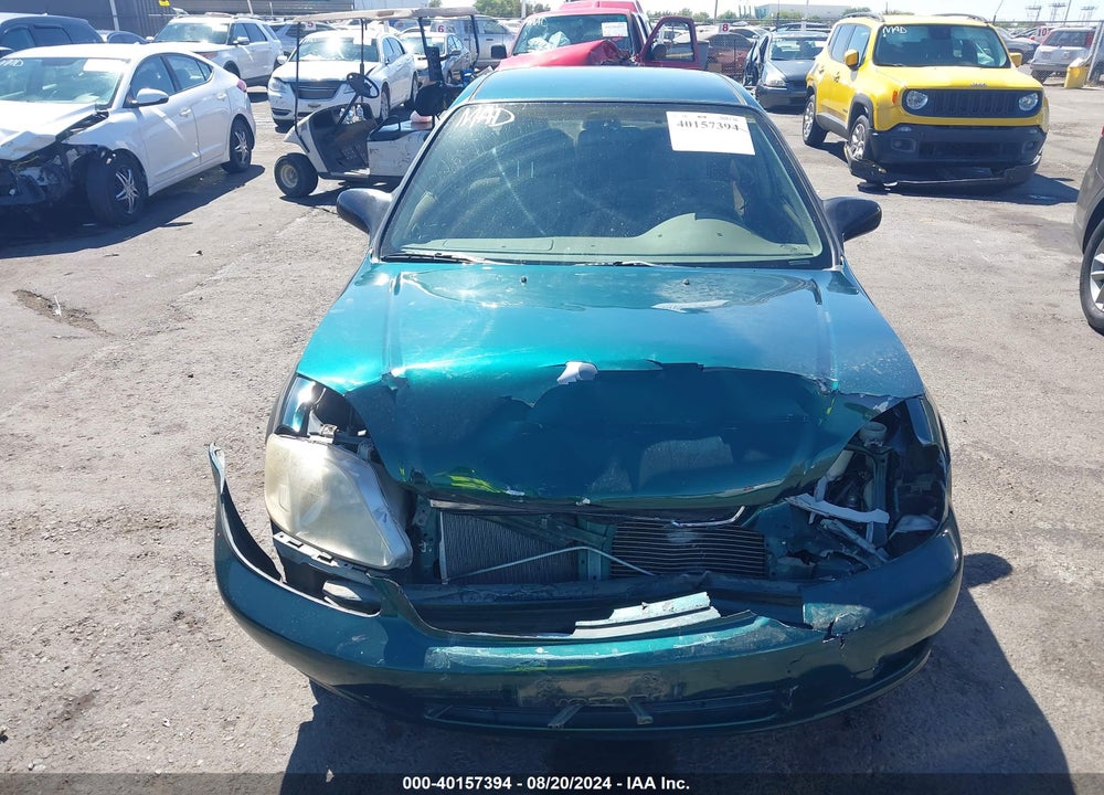 2000 HONDA CIVIC LX VIN: JHMEJ6673YS009624
