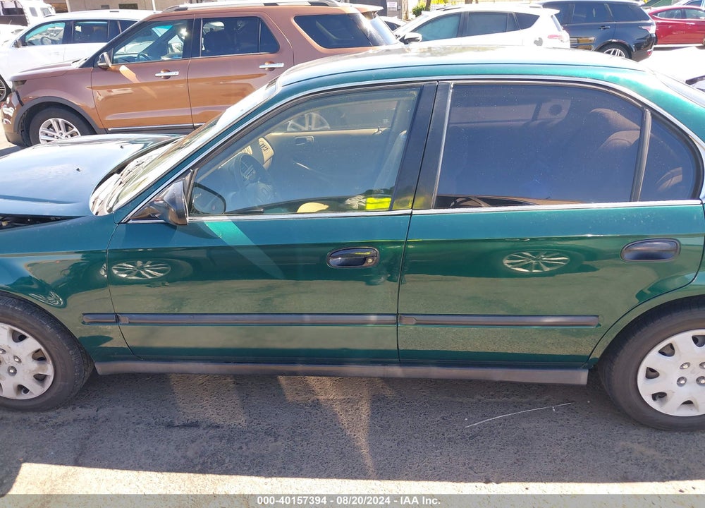 2000 HONDA CIVIC LX VIN: JHMEJ6673YS009624