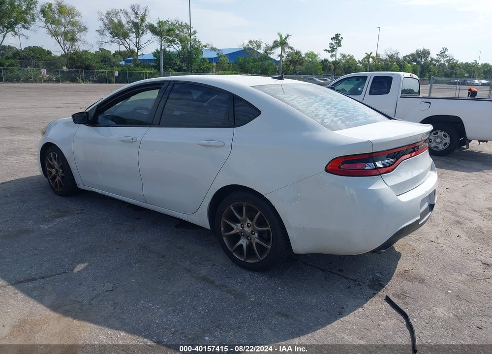 2015 DODGE DART SXT VIN: 1C3CDFBB2FD120360