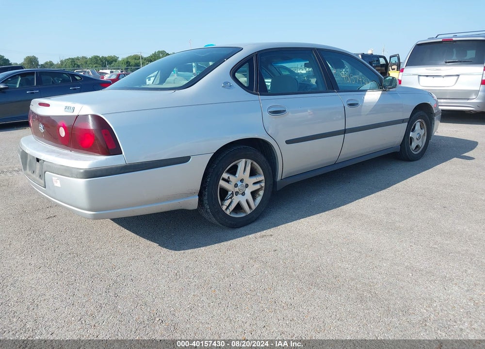 2004 CHEVROLET IMPALA VIN: 2G1WF52E849128859