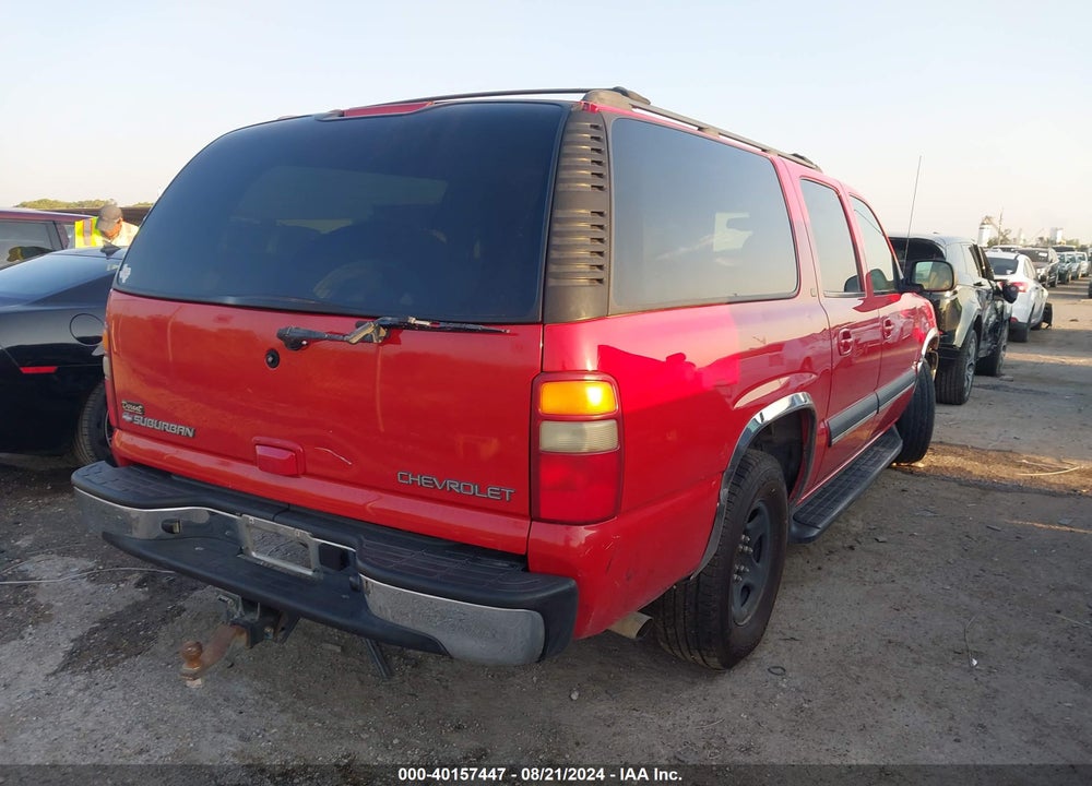2002 CHEVROLET SUBURBAN 1500 LT VIN: 3GNEC16Z62G206812