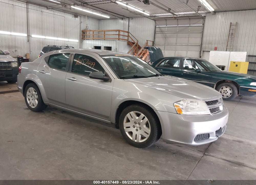 2013 DODGE AVENGER VIN: 1C3CDZAG0DN757592