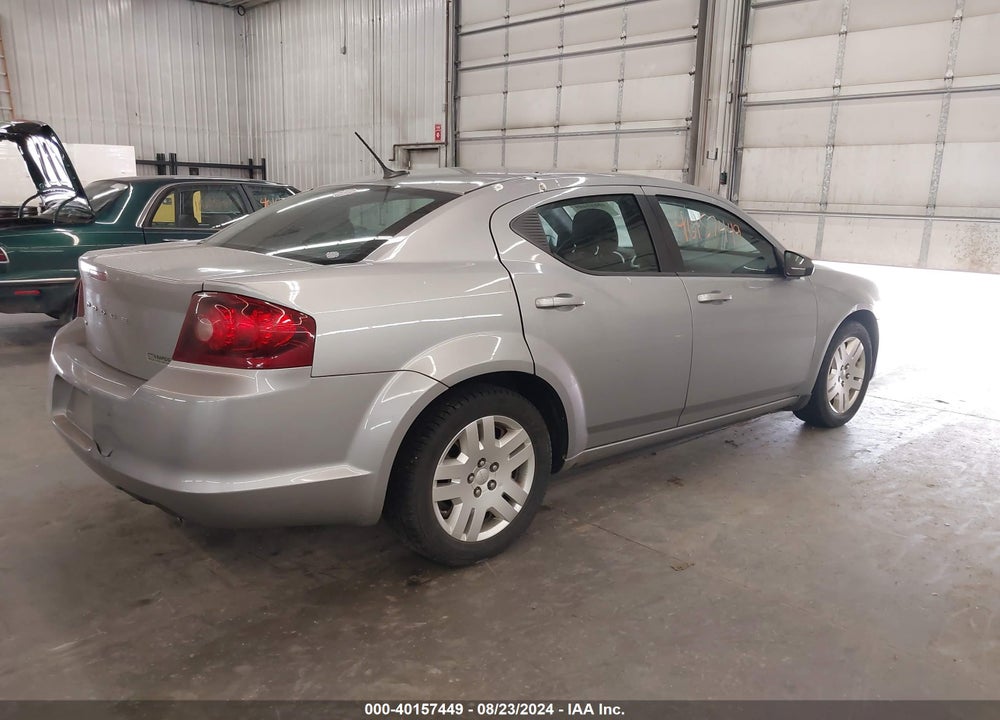 2013 DODGE AVENGER VIN: 1C3CDZAG0DN757592