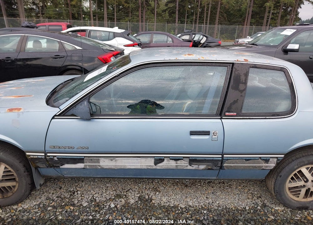 1987 PONTIAC GRAND AM VIN: 1G2NE14L7HC924029