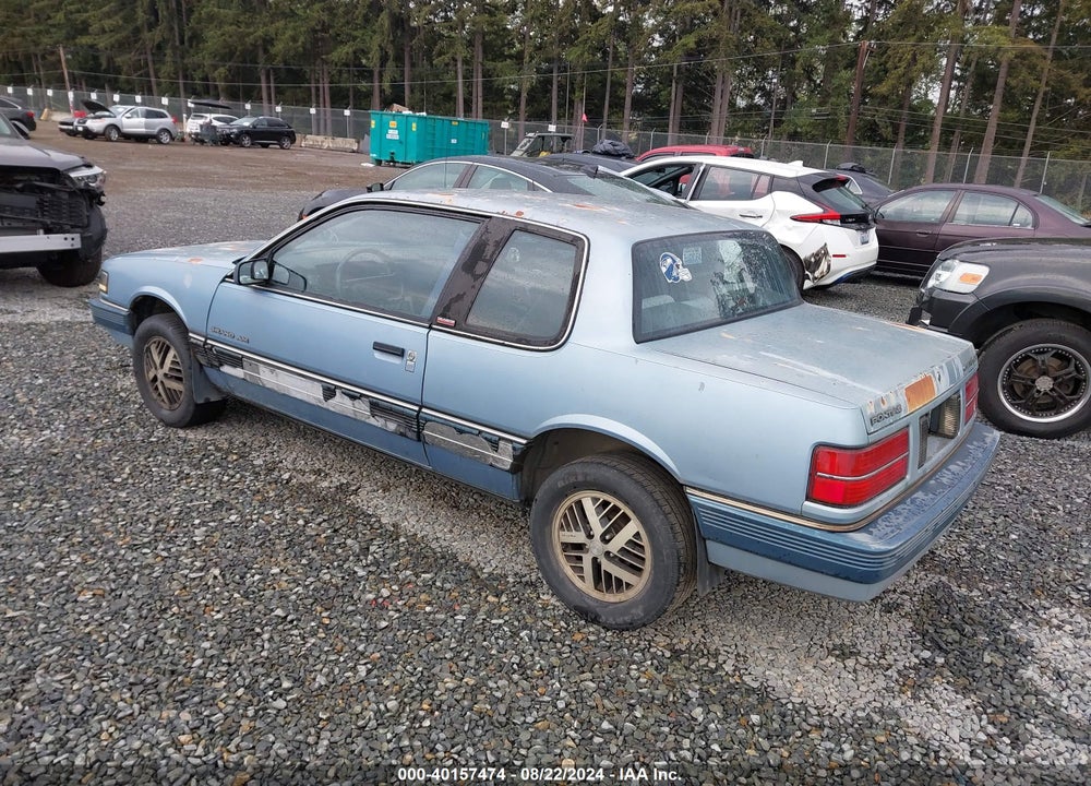 1987 PONTIAC GRAND AM VIN: 1G2NE14L7HC924029