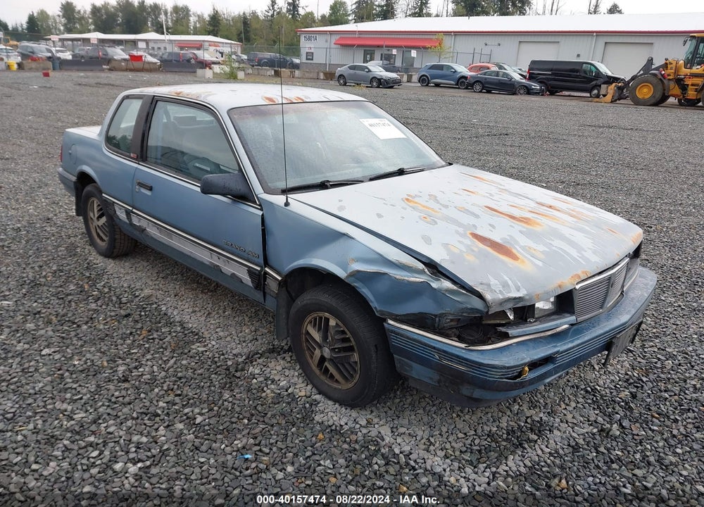 1987 PONTIAC GRAND AM VIN: 1G2NE14L7HC924029