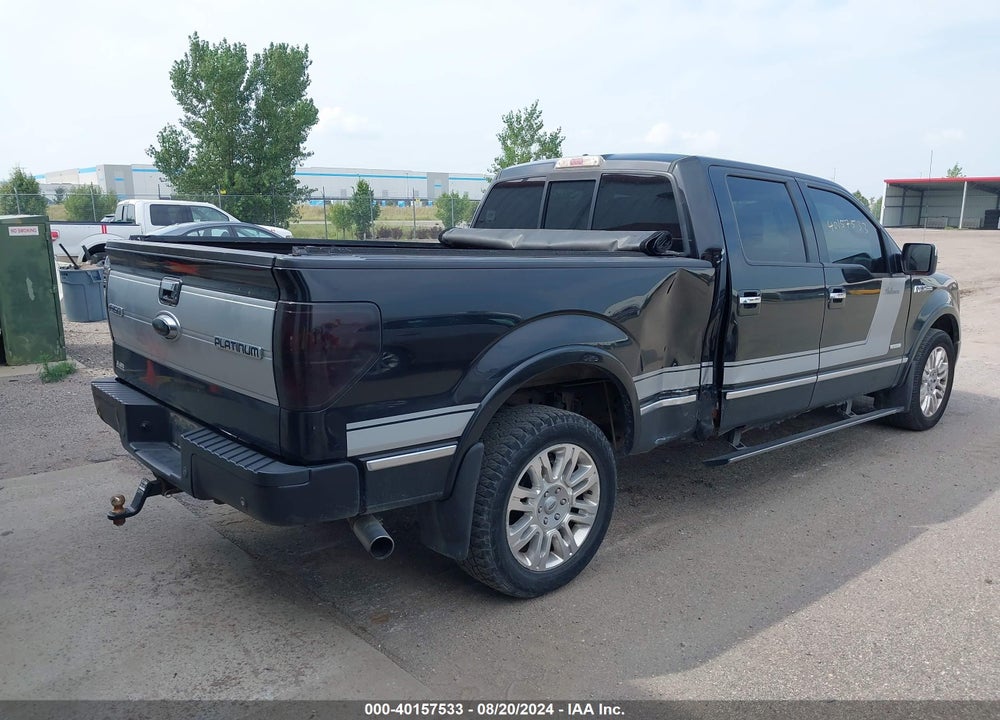 2012 FORD F-150 PLATINUM VIN: 1FTFW1ET6CFB25278