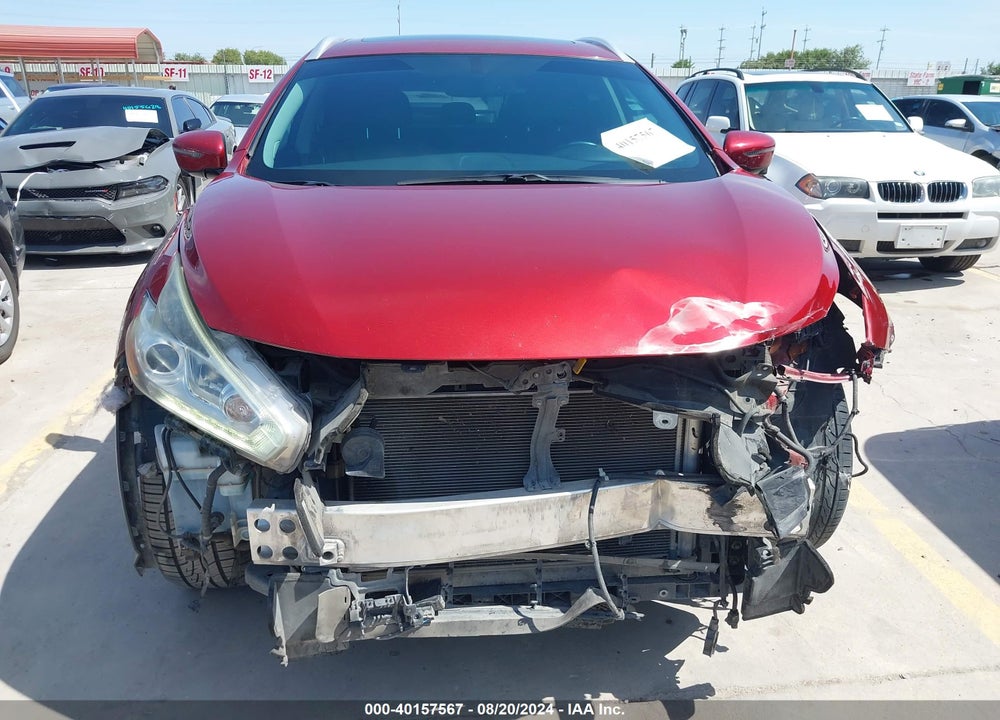 2016 NISSAN MURANO PLATINUM VIN: 5N1AZ2MG7GN168448
