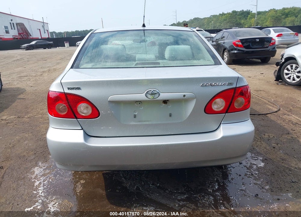 2008 TOYOTA COROLLA LE VIN: 2T1BR30E18C929627