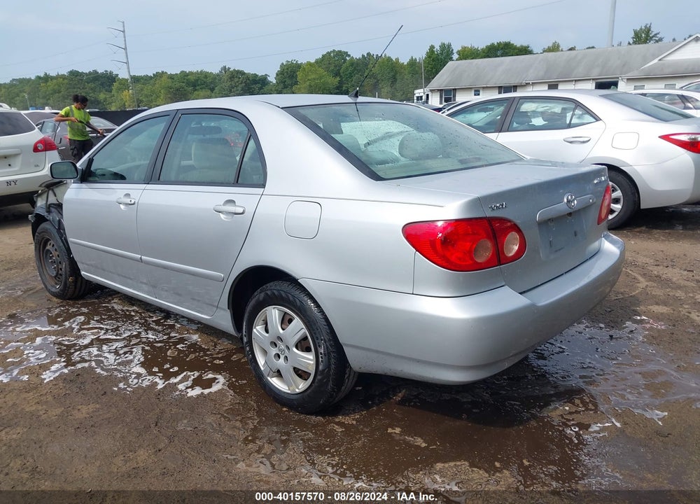 2008 TOYOTA COROLLA LE VIN: 2T1BR30E18C929627
