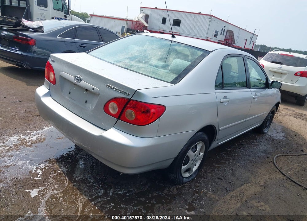 2008 TOYOTA COROLLA LE VIN: 2T1BR30E18C929627