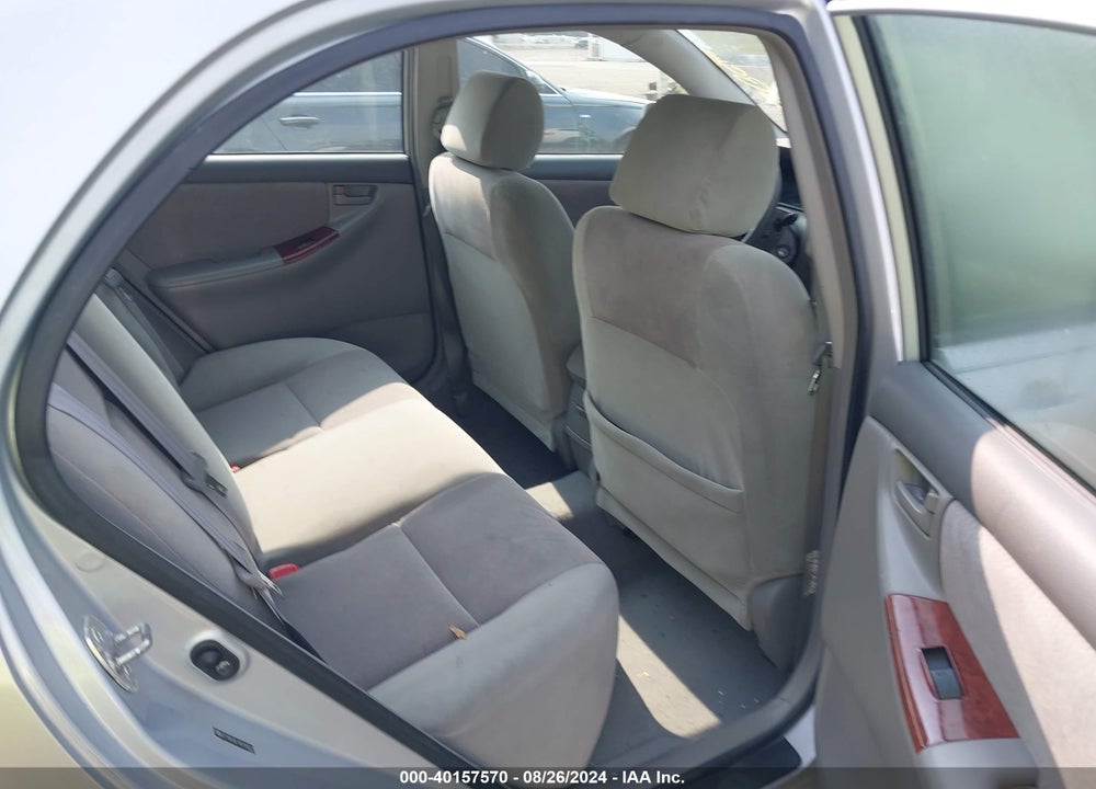 2008 TOYOTA COROLLA LE VIN: 2T1BR30E18C929627