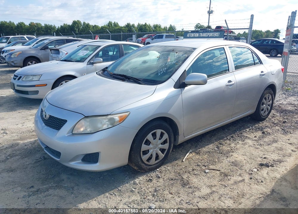 2009 TOYOTA COROLLA LE VIN: JTDBL40E59J039659