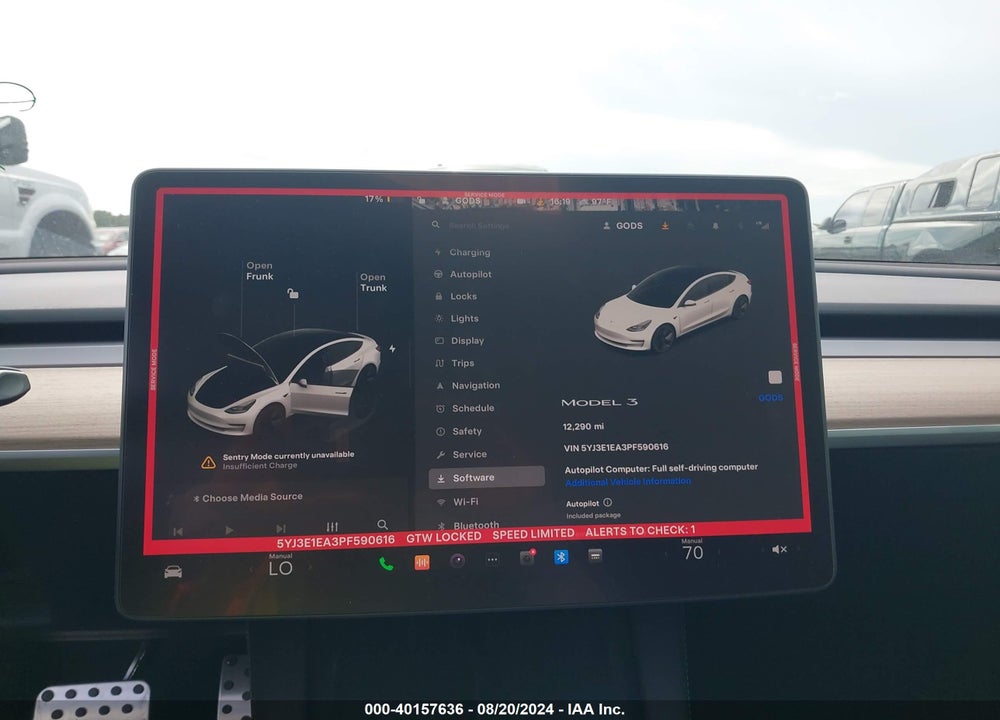 2023 TESLA MODEL 3 REAR-WHEEL DRIVE VIN: 5YJ3E1EA3PF590616