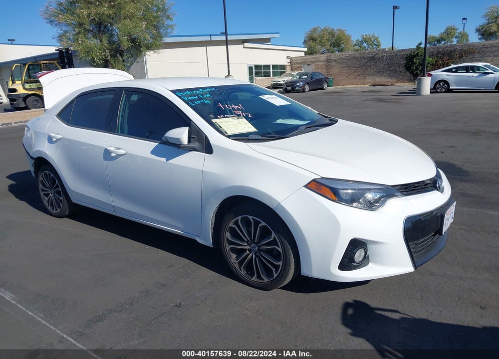 2016 TOYOTA COROLLA S PLUS VIN: 5YFBURHE5GP435212