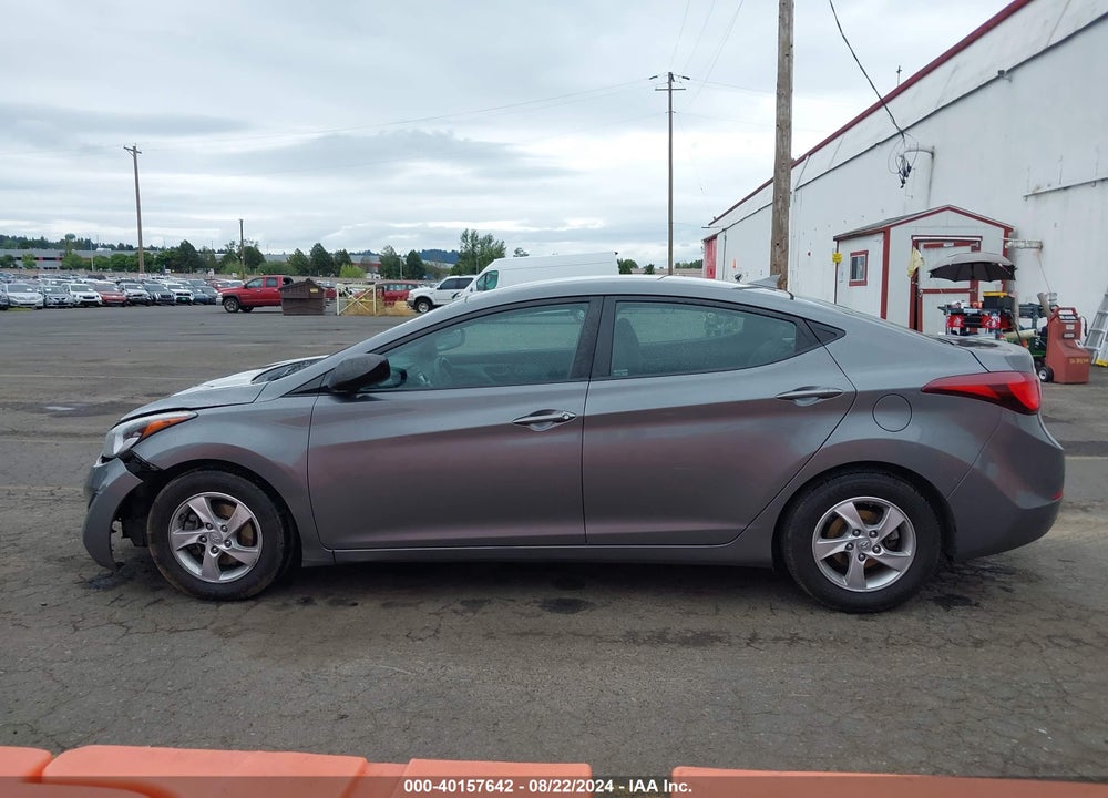 2014 HYUNDAI ELANTRA SE VIN: 5NPDH4AE5EH484866