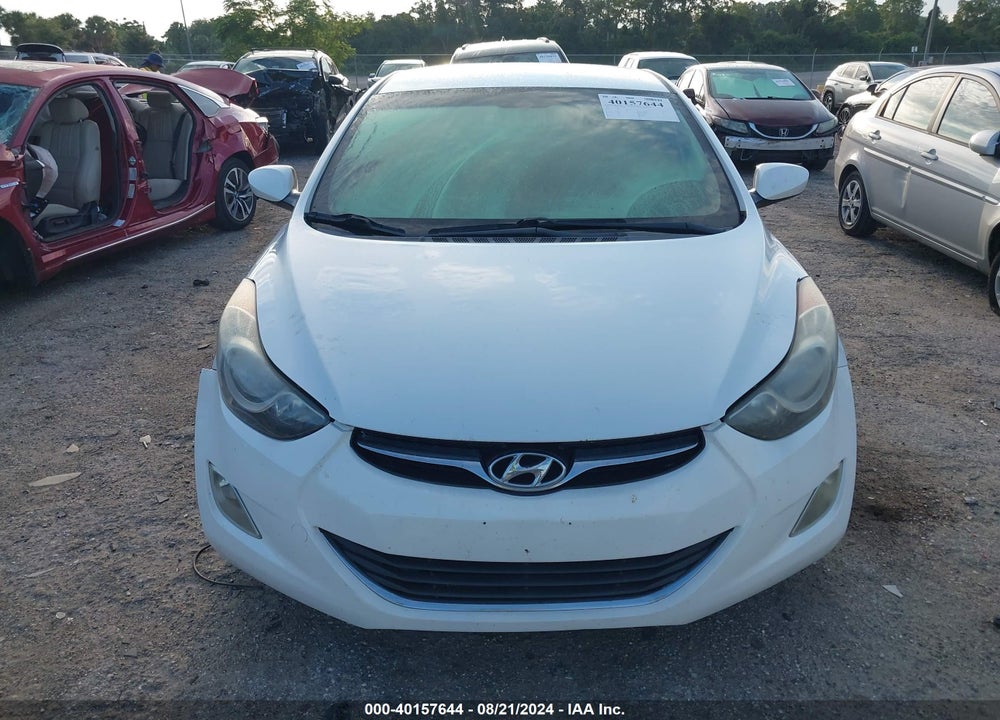 2012 HYUNDAI ELANTRA GLS VIN: 5NPDH4AE8CH084149