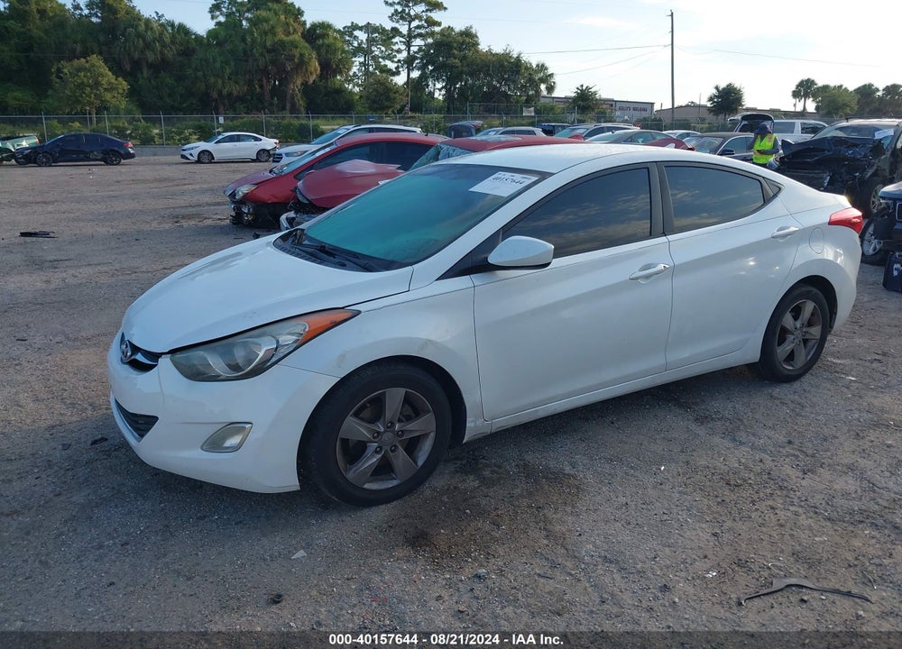 2012 HYUNDAI ELANTRA GLS VIN: 5NPDH4AE8CH084149
