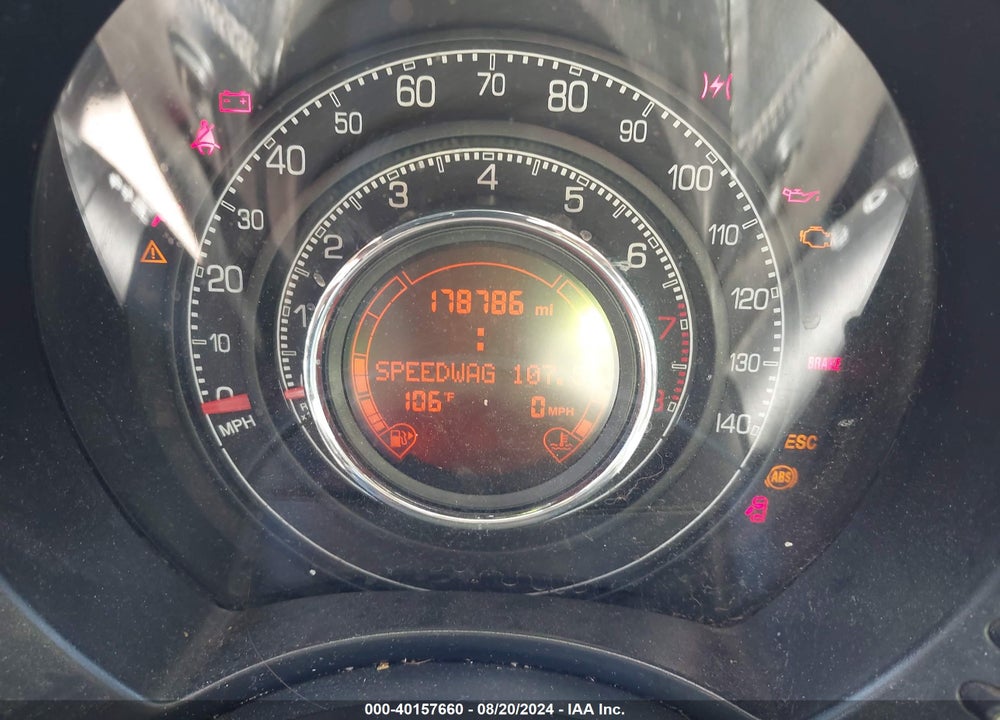 2013 FIAT 500 SPORT VIN: 3C3CFFBR5DT514952