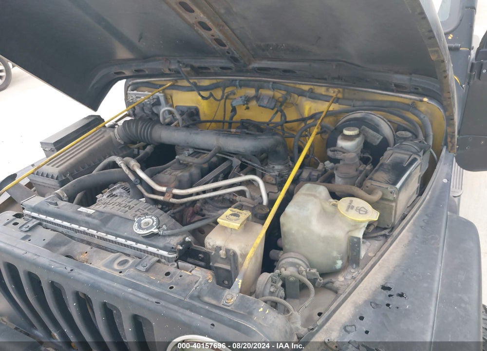 2001 JEEP WRANGLER SPORT VIN: 1J4FA49S11P328436