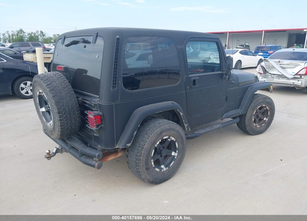 2001 JEEP WRANGLER SPORT VIN: 1J4FA49S11P328436